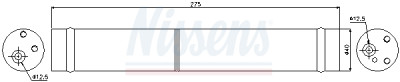Filtre déshydratant, climatisation NISSENS 95312