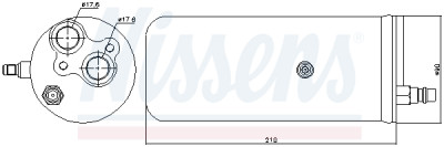 Filtre déshydratant, climatisation NISSENS 95329