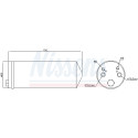 Filtre déshydratant, climatisation NISSENS 95413
