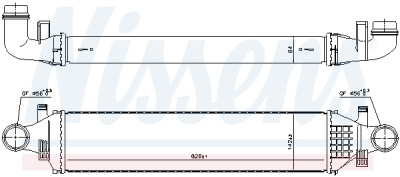 Intercooler, échangeur NISSENS 9.6334