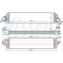 NISSENS 96501 Refroidisseur d&#39;air d&#39;admission