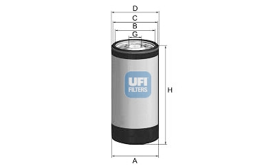 Filtre à huile UFI 23.288.00
