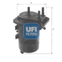 Filtre à carburant UFI 24.014.00