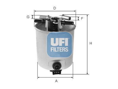 Filtre à carburant UFI 24.025.01