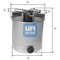 Filtre à carburant UFI 24.026.01