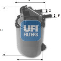 Filtre à carburant UFI 24.061.01