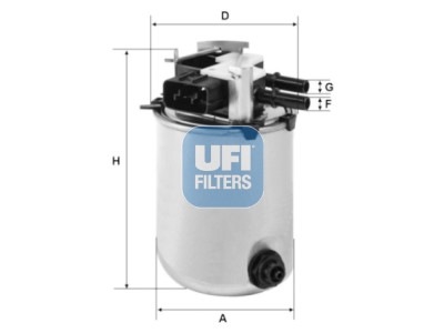 Filtre à carburant UFI 24.095.01