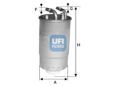 Filtre à carburant UFI 24.099.00