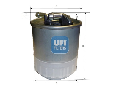 Filtre à carburant UFI 24.107.00