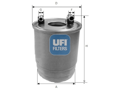 Filtre à carburant UFI 24.112.00