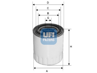 Filtre à carburant UFI 24.321.00