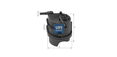 Filtre à carburant UFI 24.343.00