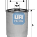 Filtre à carburant UFI 24.378.00