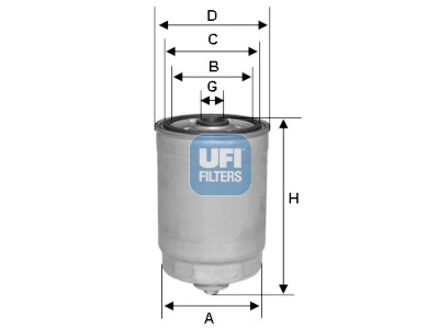 Filtre à carburant UFI 24.378.00