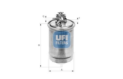 Filtre à carburant UFI 24.391.00