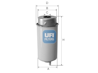 Filtre à carburant UFI 24.432.00