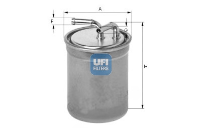 Filtre à carburant UFI 24.437.00
