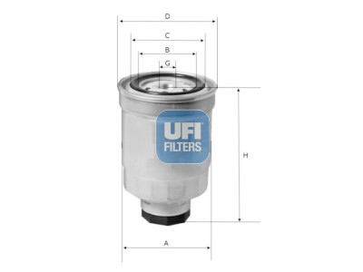Filtre à carburant UFI 24.446.01