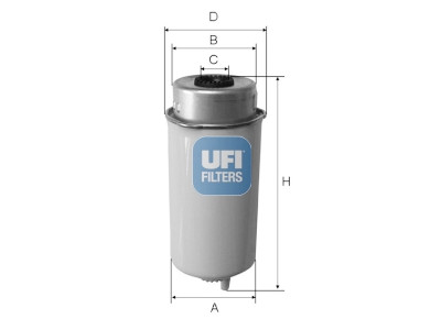 Filtre à carburant UFI 24.457.00
