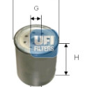 Filtre à carburant UFI 24.461.00