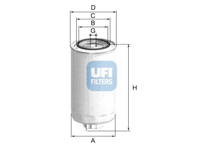 Filtre à carburant UFI 24.999.00