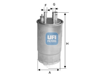 Filtre à carburant UFI 24.ONE.03