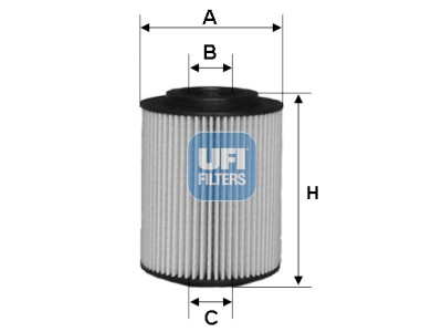 Filtre à huile UFI 25.075.00
