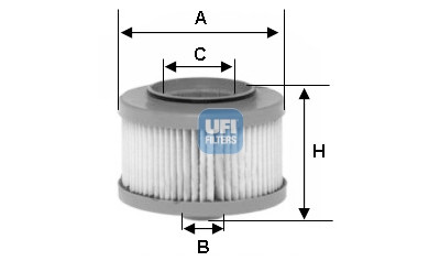 Filtre à carburant UFI 26.013.00