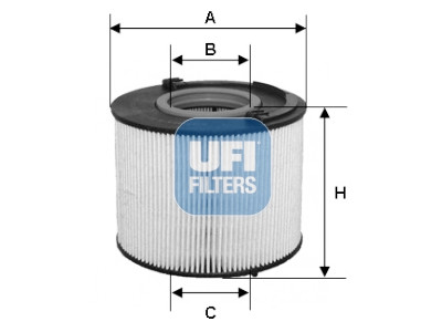 Filtre à carburant UFI 26.015.00