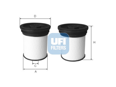 Filtre à carburant UFI 26.047.00