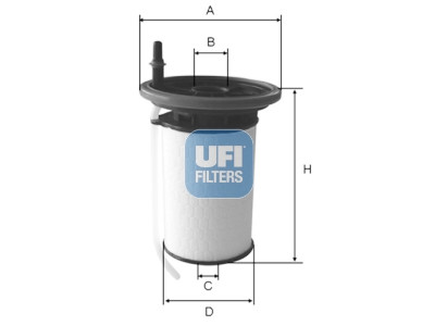 Filtre à carburant UFI 26.052.00