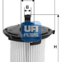 Filtre à carburant UFI 26.074.00