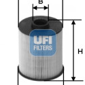 Filtre à carburant UFI 26.077.00