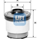 Filtre à carburant UFI 26.102.00