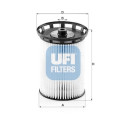 Filtre à carburant UFI 26.129.00