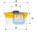 Filtre à carburant UFI 26.138.00
