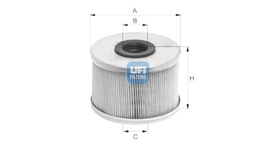 Filtre à carburant UFI 26.686.00
