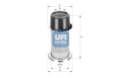 Filtre à air UFI 27.147.00