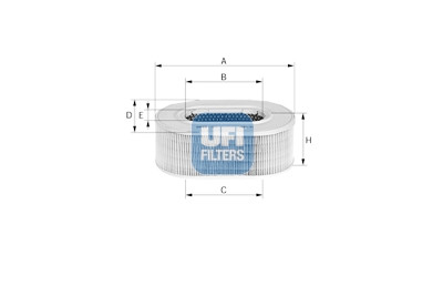 Filtre à air UFI 27.162.00