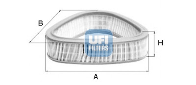 Filtre à air UFI 27.174.00