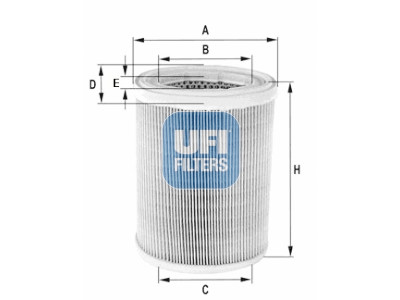 Filtre à air UFI 27.252.00