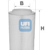 Filtre à air UFI 27.625.00