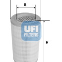 Filtre à air UFI 27.A72.00