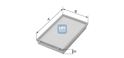 Filtre à air UFI 30.248.00