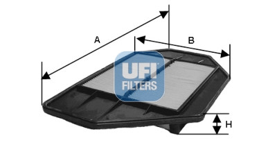 Filtre à air UFI 30.360.00