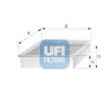 Filtre à air UFI 30.911.00