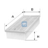 Filtre à air UFI 30.970.00