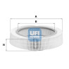 Filtre à air UFI 30.974.00