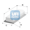 Filtre à air UFI 30.A60.00