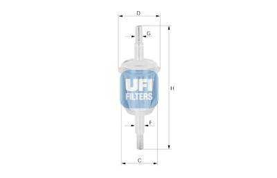 Filtre à carburant UFI 31.009.00